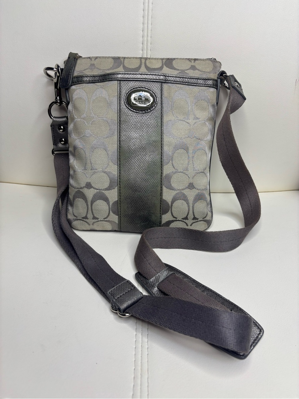 Coach Signature Canvas Crossbody Bag